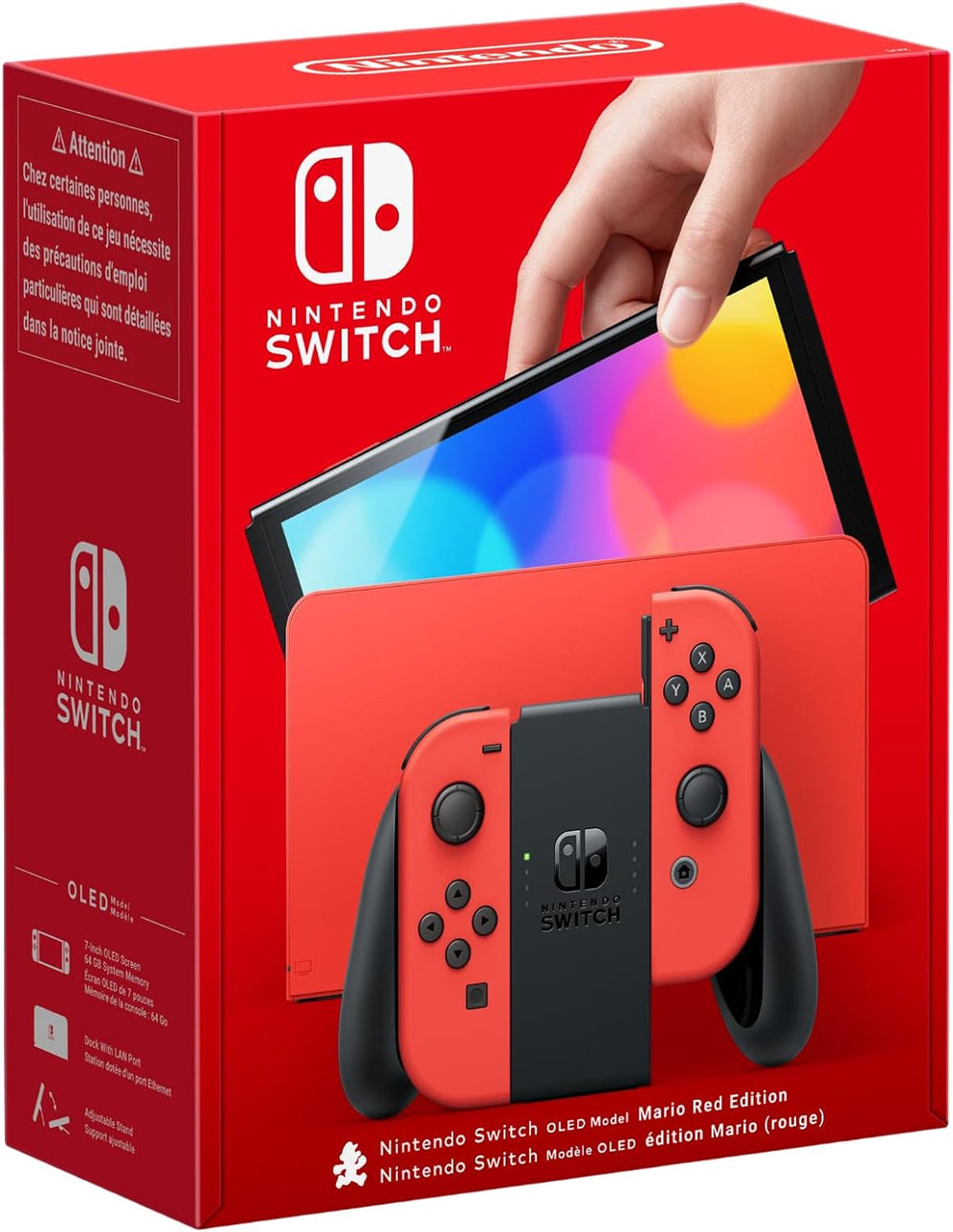 Console Nintendo Switch – modello OLED, con Joy-Con Rosso